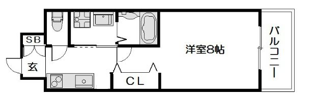 カスタリア京都西大路 間取り