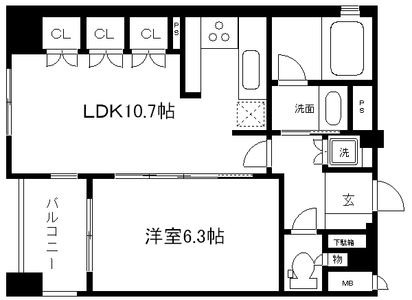 リーガル京都御所東 間取り
