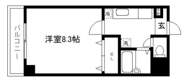 ハウスセゾン四条通 間取り