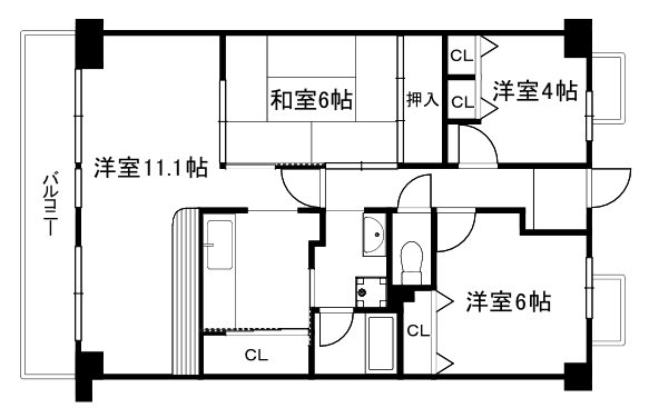 ラフィネ西京極 間取り