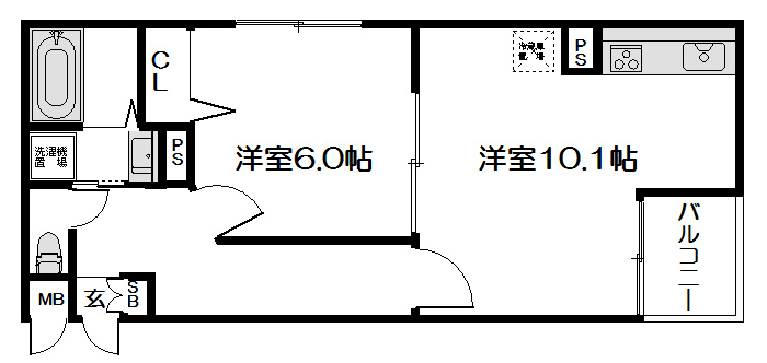 レジデンス北白川 間取り