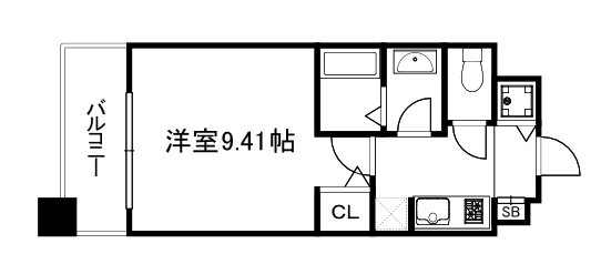 レジディア京都駅前 間取り