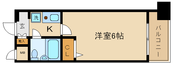 エスリード京都河原町第３ 間取り