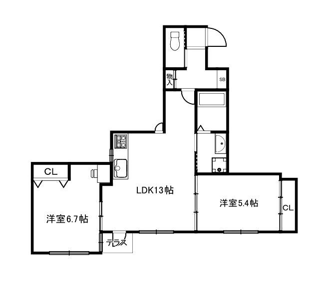 アドバンスコート四条堀川 間取り