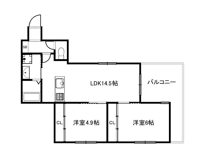 アドバンスコート四条堀川 間取り