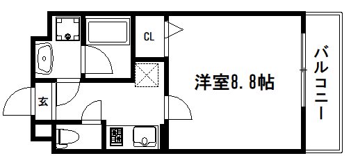 フローリッシュ桃山 間取り