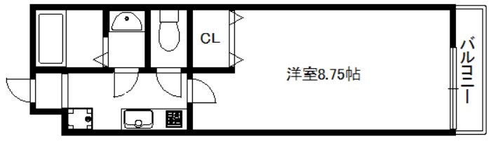 ハーグレジデンス京都鞍馬口 間取り