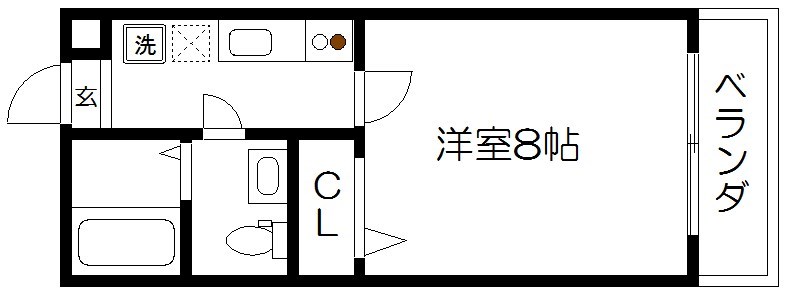 TAIMATSU同志社大学前（アークリード今出川大宮） 間取り