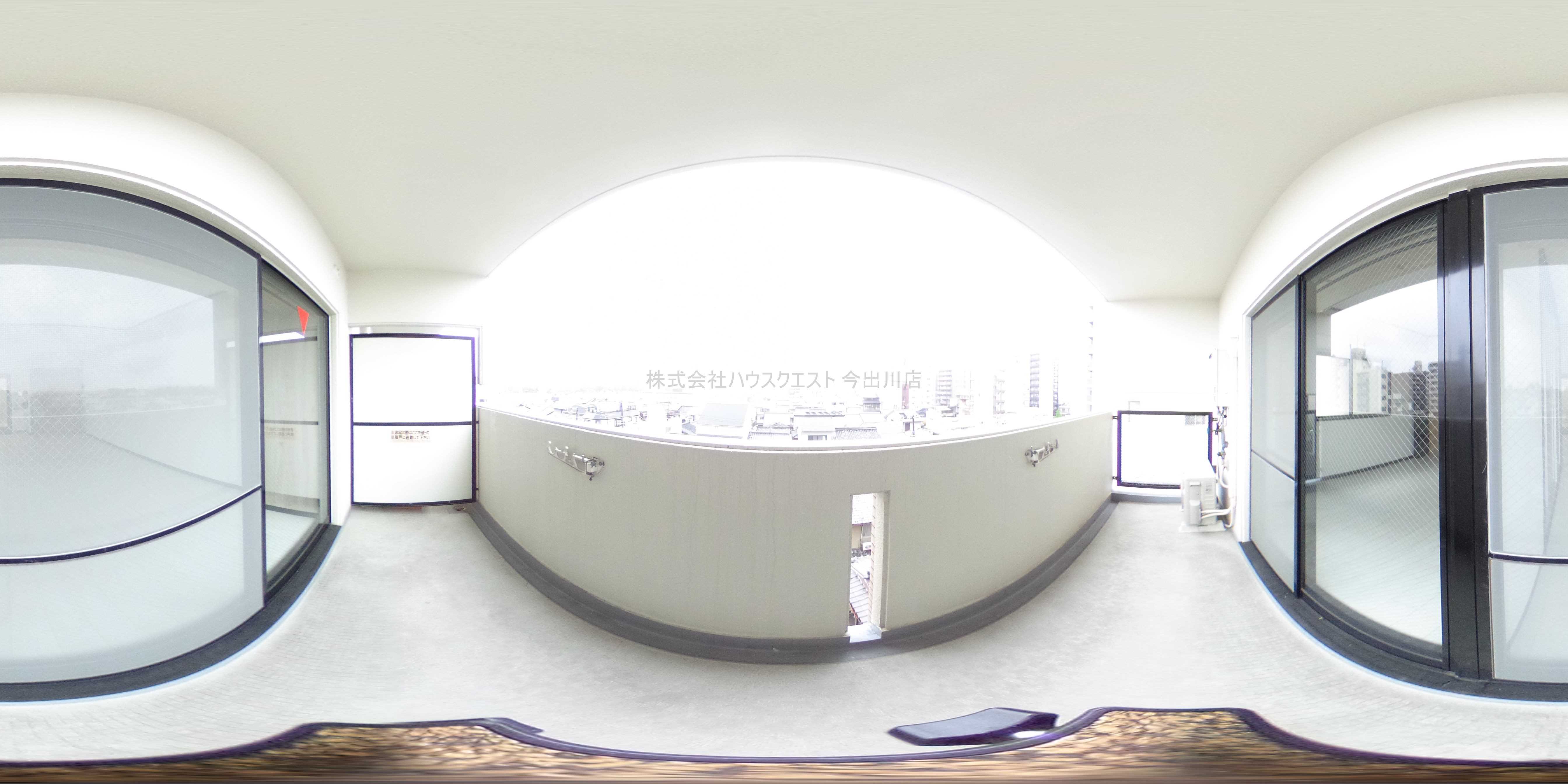Uresidence二条城 ベランダ
