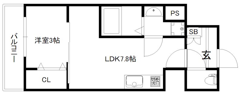 エクスフォート京都聚楽町 間取り