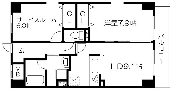 ベリエ茶五 間取り