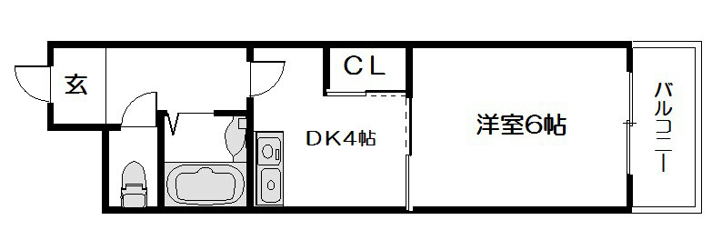 エスリード四条河原町 間取り