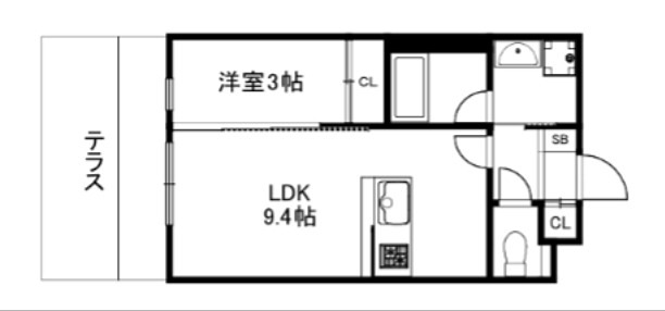 エストゥルース京都Ⅱ 間取り