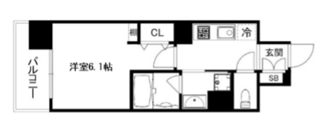 アスヴェル京都四条西院 間取り