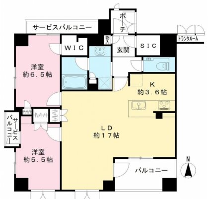 京都レジデンス岡崎神宮 間取り