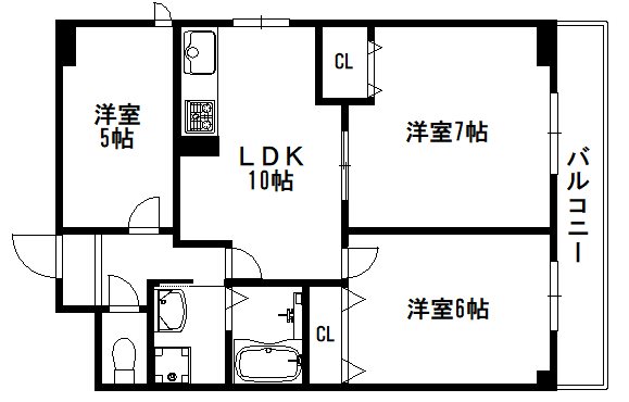 パインフィールド二条城 間取り