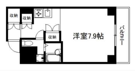 高辻ロイヤルフラッツ 間取り