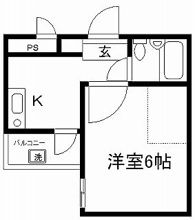 御幸町ハイツ 間取り