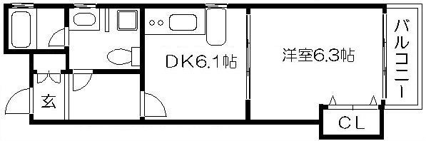 Ｋ’ｚ　ＡＬＬＡＹ 間取り