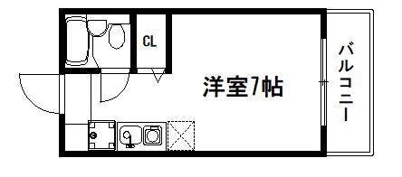アールコーポ岡崎 間取り