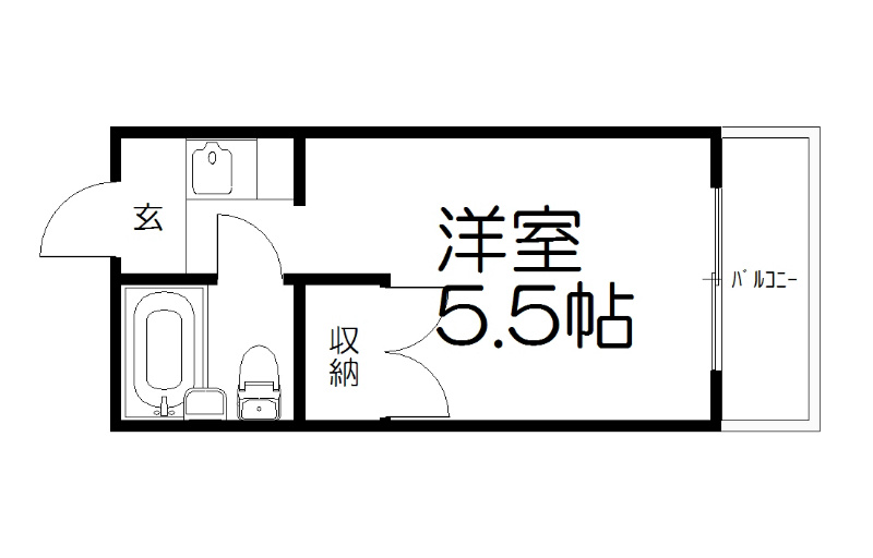 ハイツ村岡 間取り