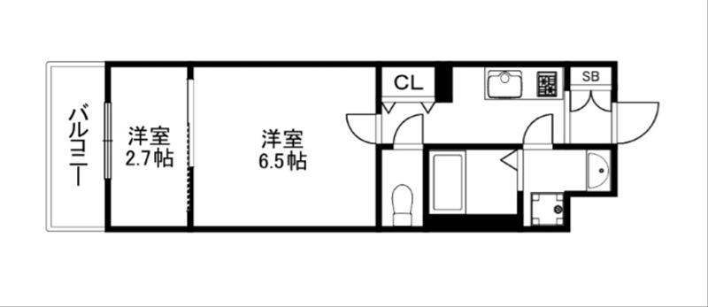 ソルテラスKYOTO西大路　瑠 間取り