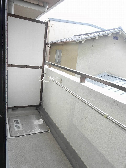 聖護院谷口マンション ベランダ