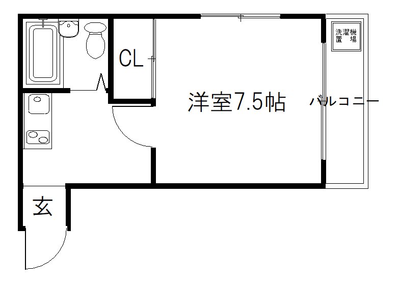 ロイヤルハイツ一乗寺 間取り