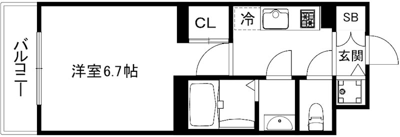 ソルテラス京都東寺　HOMARE 間取り