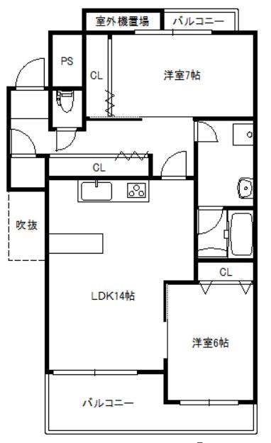 御所西ロイヤルプラザ 間取り