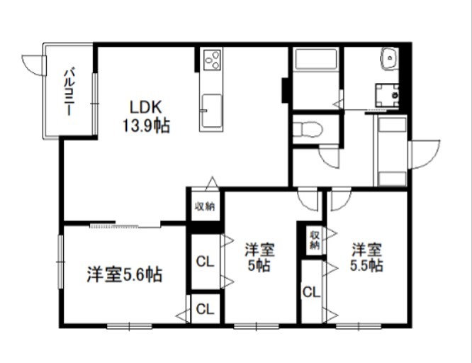 Plume葛野三条 間取り