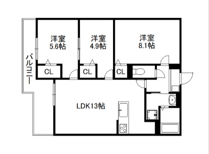 Plume葛野三条 間取り
