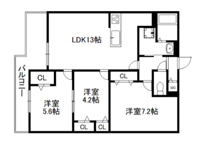 Plume葛野三条 間取り
