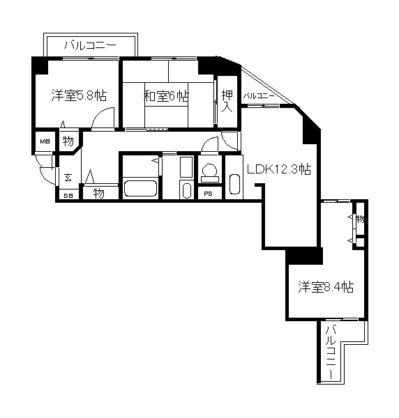 大晋メゾネ西陣今出川 間取り
