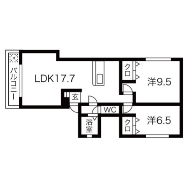 ベレーザ西七条 間取り