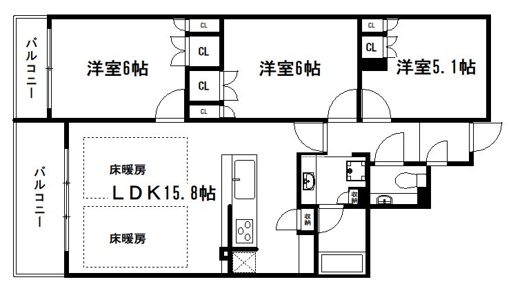 プレサンスグラン京都東洞院 間取り