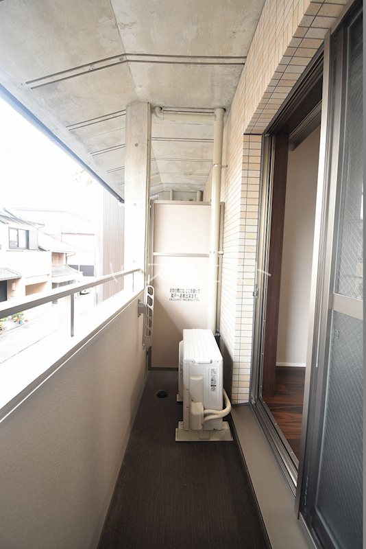 文陽館三条かも川 ベランダ