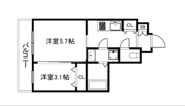 MJC京都EsTRUTH 間取り