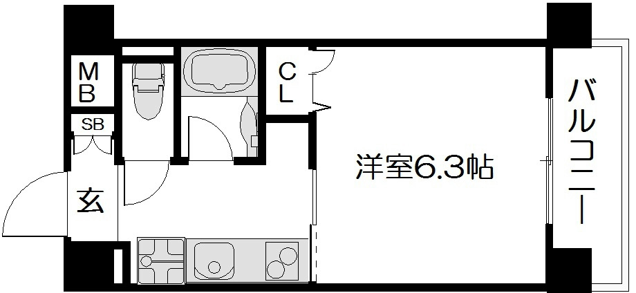 ラグゼナ清水五条 間取り