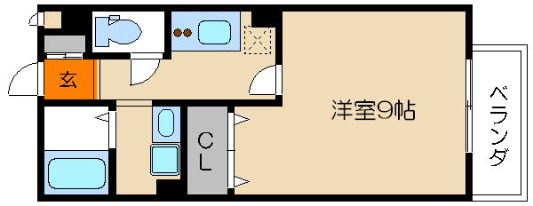 ディアコート一乗寺 間取り