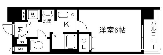 プレサンス京都烏丸ＮＥＸＴ 間取り