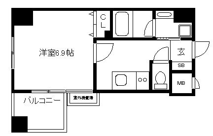 アスヴェル京都河原町二条 間取り