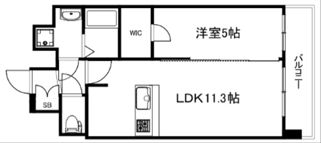 プレサンス十条凛華 間取り