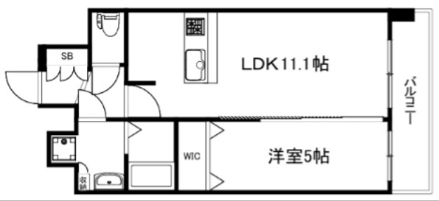 プレサンス十条凛華 間取り