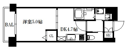 アクアプレイス京都西院 間取り