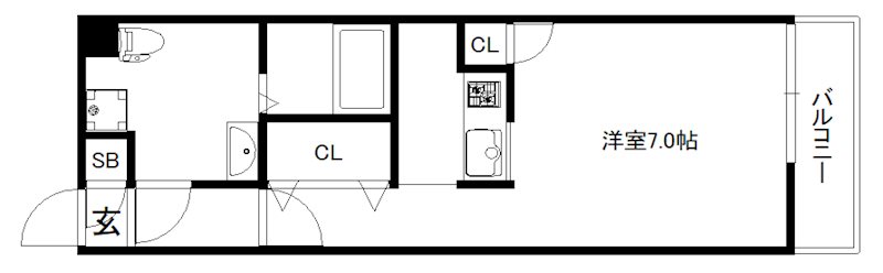 THE GARNET SUITE RESIDENCE 御所西 間取り