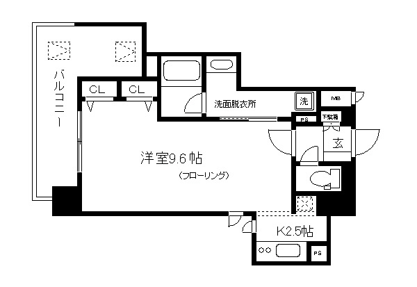 アスヴェル京都御所前Ⅲ 間取り