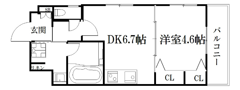 べラジオ京都壬生 間取り