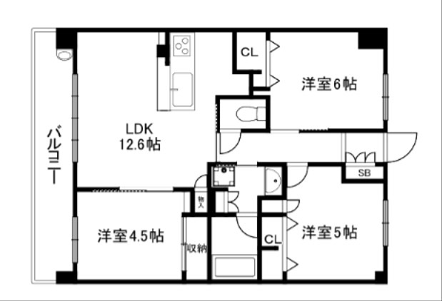 プレサンスロジェ京都西大路 間取り