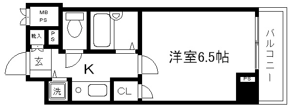 リーガル京都河原町Ⅲ 間取り